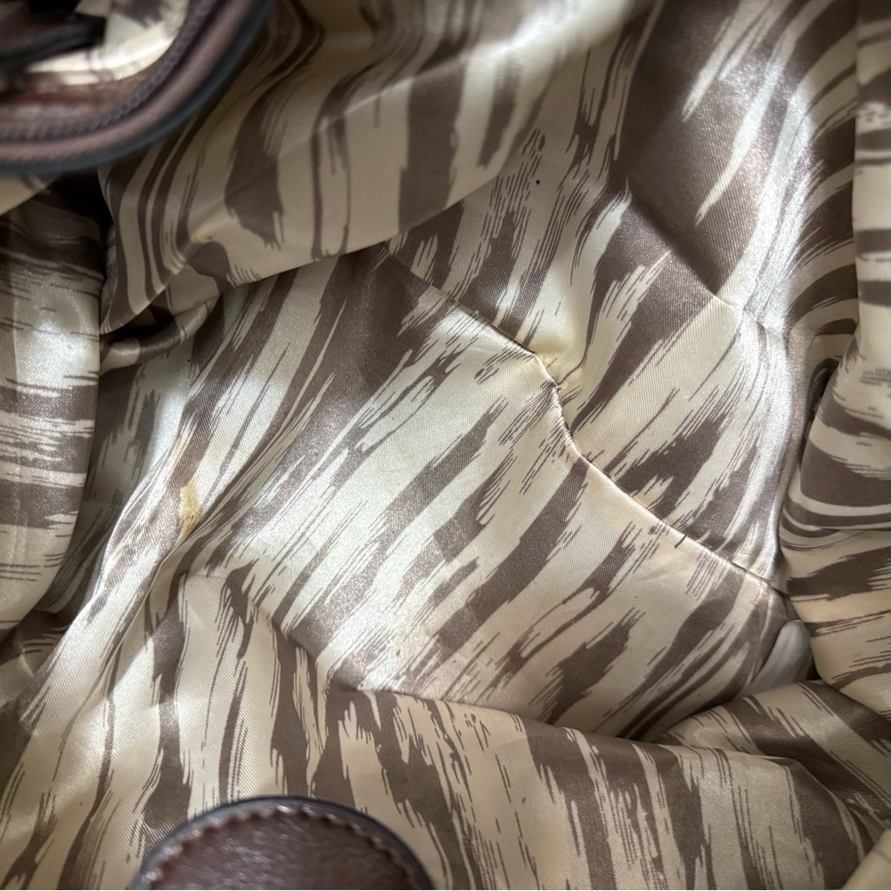 Dark Brown Slouchy Hobo-Style Tote Bag - Picture 6 of 8